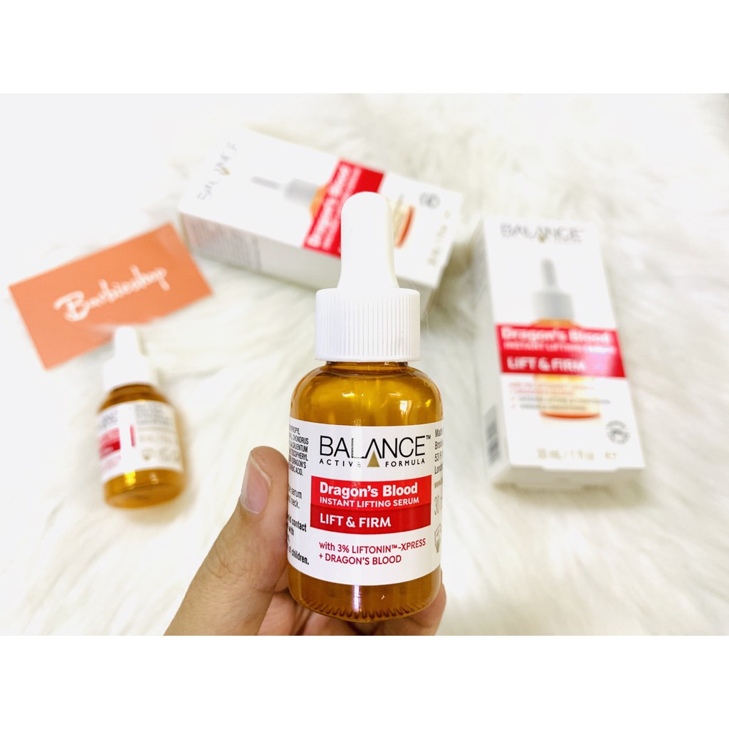 Tinh chất ngăn ngừa chống lão hóa Balance Active Formula Dragon's Blood Lifting Serum 30ml