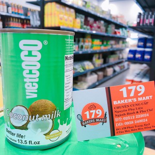 🍞NƯỚC CỐT DỪA ĐÓNG LON VIETCOCO 400ML🍞