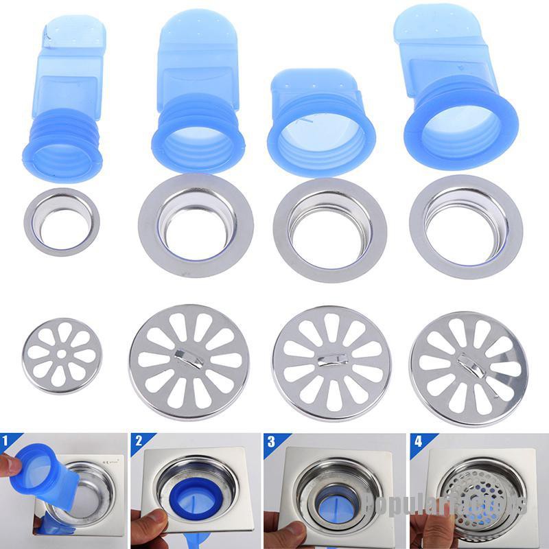 Miếng Lọc Rác Bằng Silicone Cho Bồn Rửa Nhà Tắm