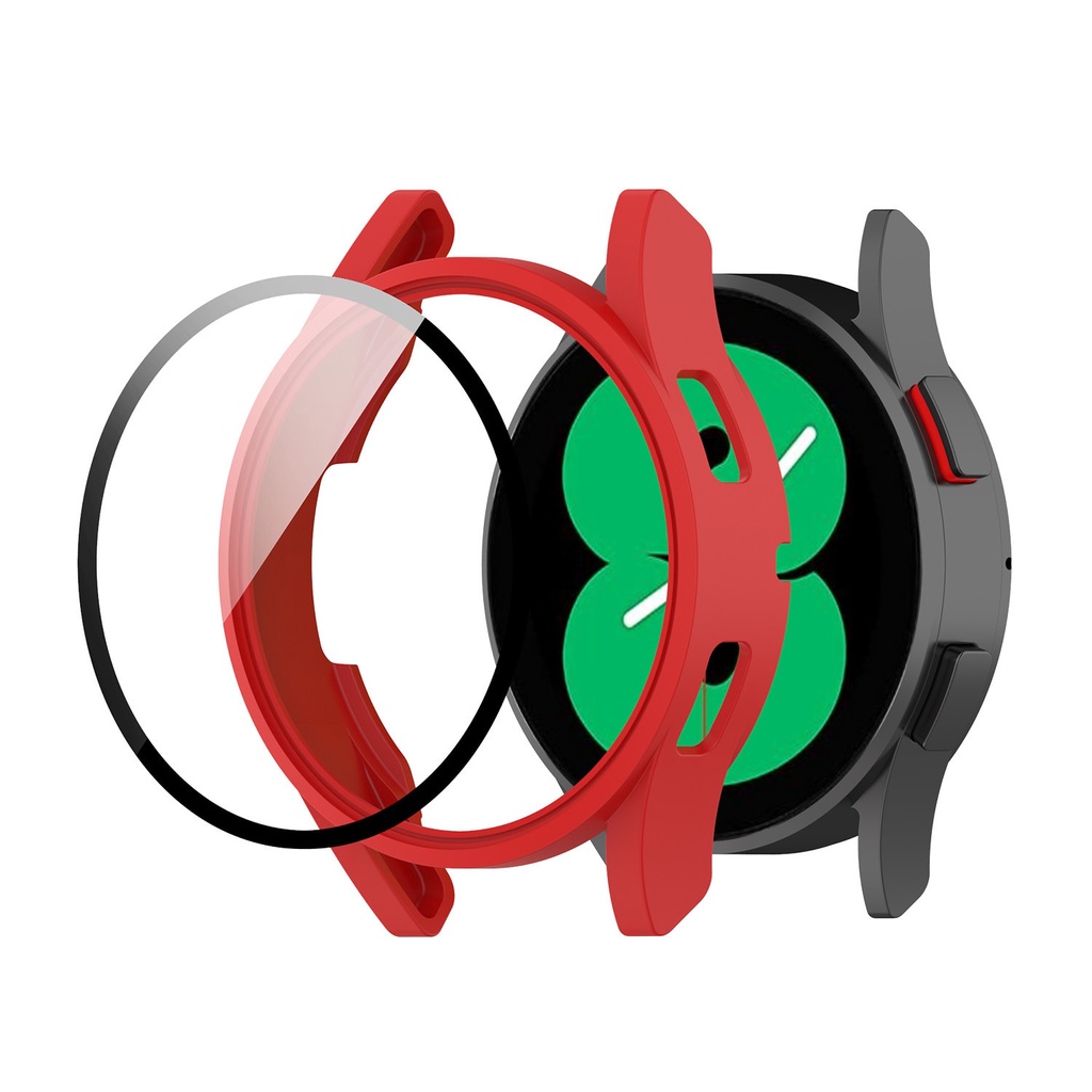 Samsung galaxy watch 6 5 4 44mm case 40mm full protector chống va đập màu chống rơi pc vỏ bảo vệ màn hình vỏ đồng hồ cho samsung galaxy watch6 watch4 watch5 40mm 44mm