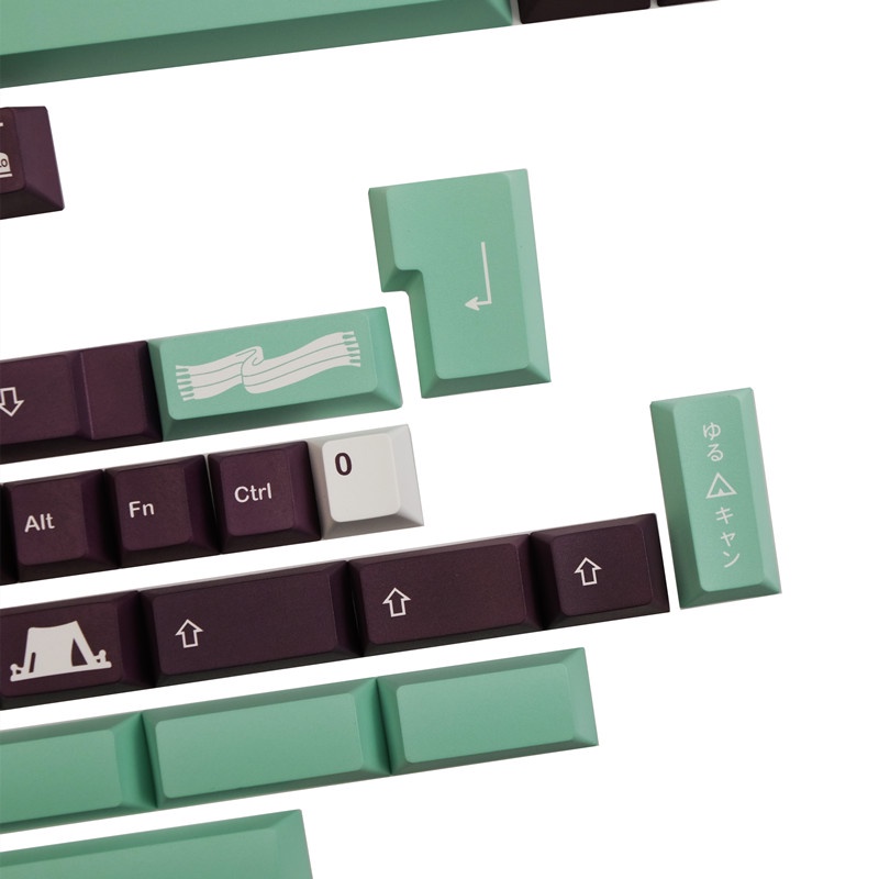 GMK Yuru keycaps, 142 phím keycaps Cherry Profile DYE-SUB Cá nhân hóa GMK Keycaps cho bàn phím cơ