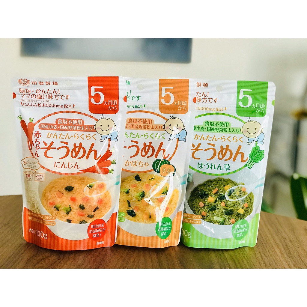 Mì Somen, Udon Tanabiki cho bé 5-7-9M