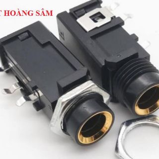 Jack Mono Audio 6.35mm lỗ cắm 6.5 mm hàn mạch,cắm Board 3P 4P
