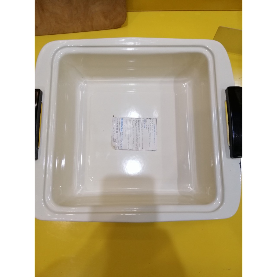 Nồi men lẩu (chảo) nội địa Nhật, size 23cm, cao 8cm (mã 962), Dùng được bếp từ