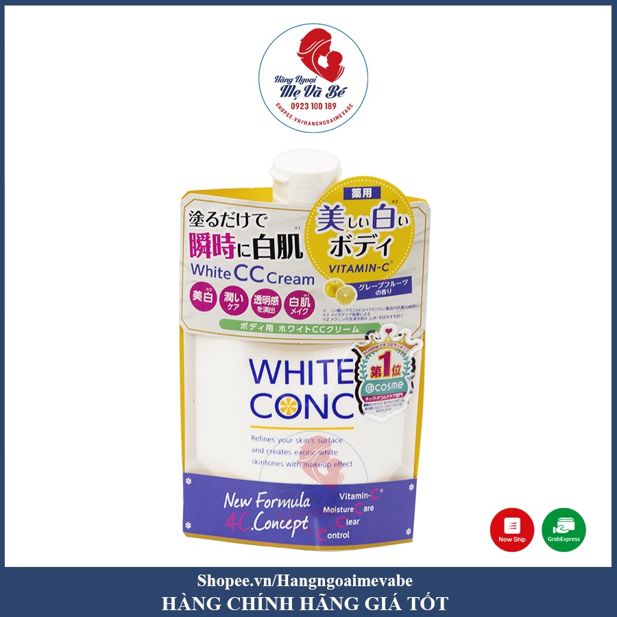 Sữa dưỡng thể trắng da White Conc