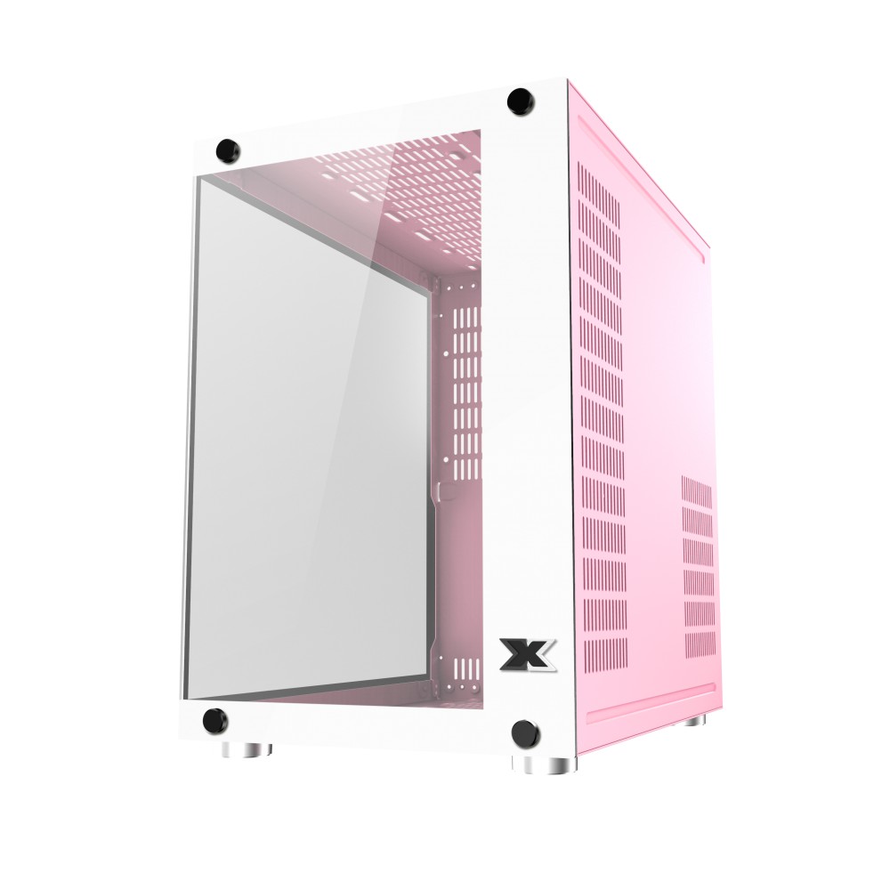 Vỏ case Xigmatek Aquarius Plus Pink (No fan)