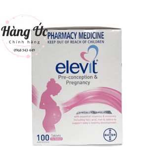 Elevit bầu úc - elevit vitamin tổng hợp cho bà bầu 100 viên