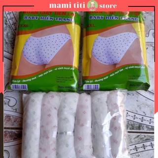 Quần lót giấy, set 5 quần lót giấy sau sinh baby hiền trang