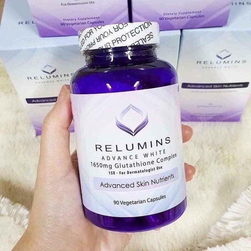 Viên uống trắng da RELUMIN 90 viên 1650mg
