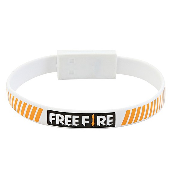 Free Fire Speed Data Cable Charging Bracelet type C Official White