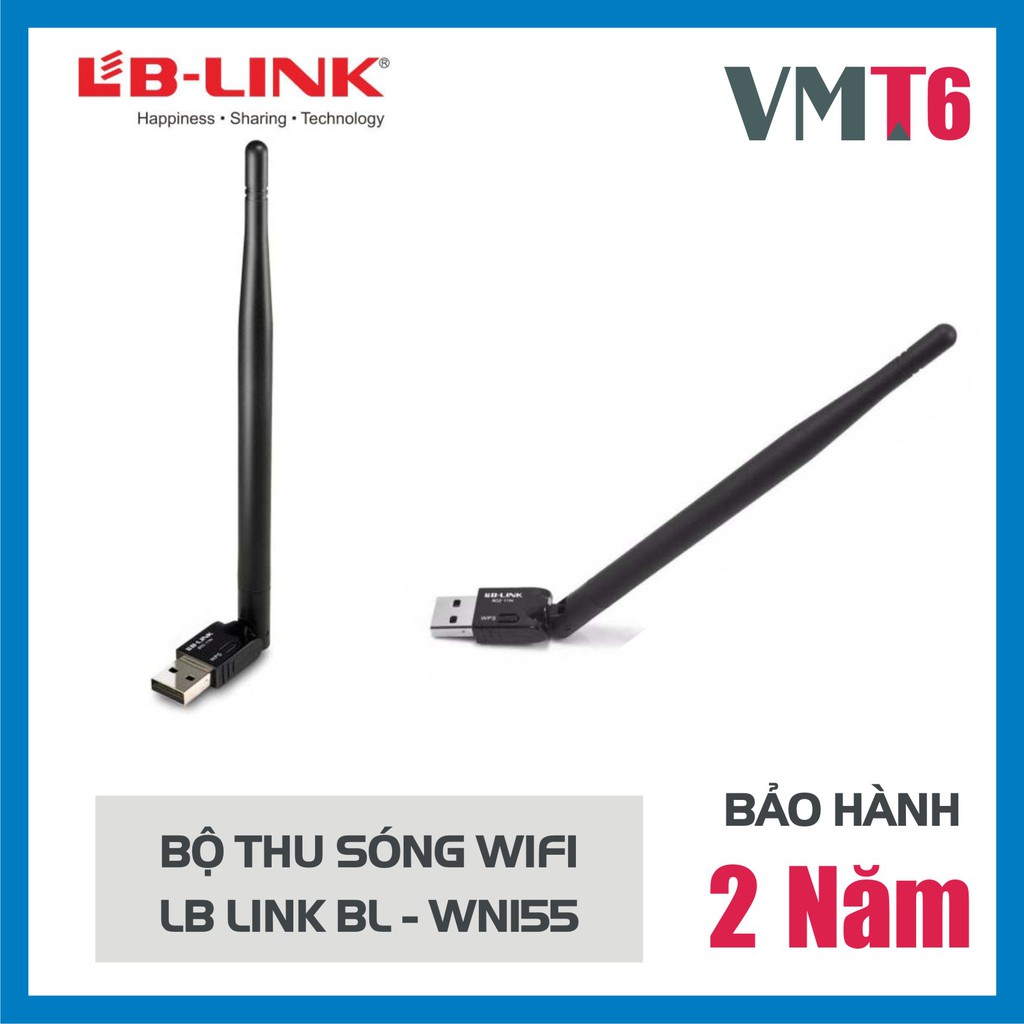 Bộ thu sóng wifi LB-LINK BL-WN155 - Chính hãng bảo hành 24 tháng !