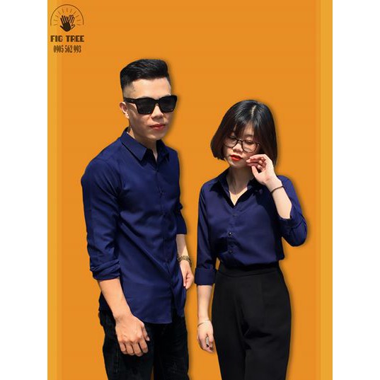 SMT- xanh đen cổ bẻ thời trang