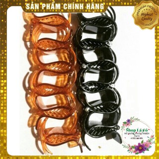 Sét 12 Kẹp Tóc Càng Cua 3 Răng, 5 Răng ( Đen, Nâu, Trong Suốt)