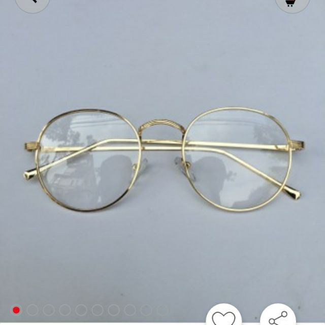 Kính nobita gọng vàng