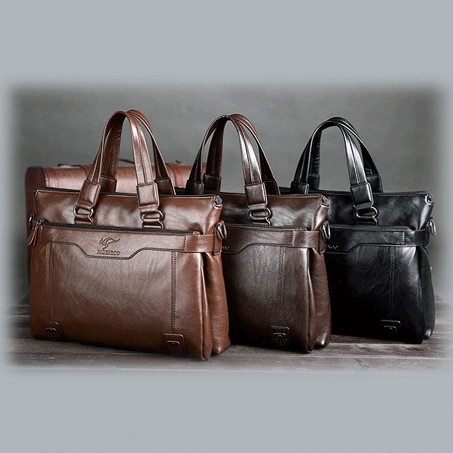 Cặp công sở nam hiệu Badenroo MS 115-3, cặp da nam công sở đựng laptop 15.6 inch | BigBuy360 - bigbuy360.vn