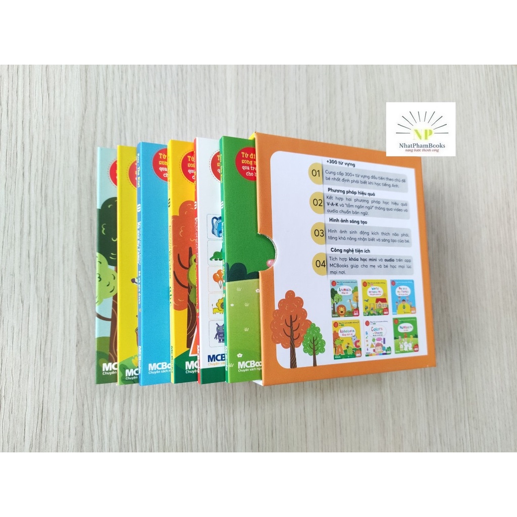Sách - Từ Điển Song Ngữ Qua Tranh Cho Bé - Baby's first words and picture dictionary - Bộ 6 Cuốn