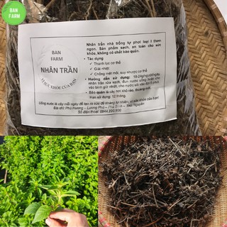 2kg Nhân trần khô Banfarm loại 1 - Nhân trần THƠM SẠCH - không chất bảo quản