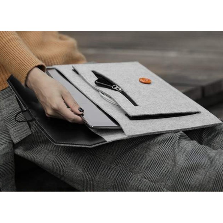 Túi bảo vệ Laptop, Macbook, Millet Notebook 4 ngăn phong cách Doanh nhân