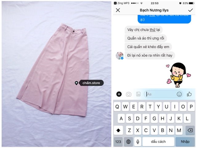 Culottes-Quần ống rộng xẻ vạt (designedbyChấm)