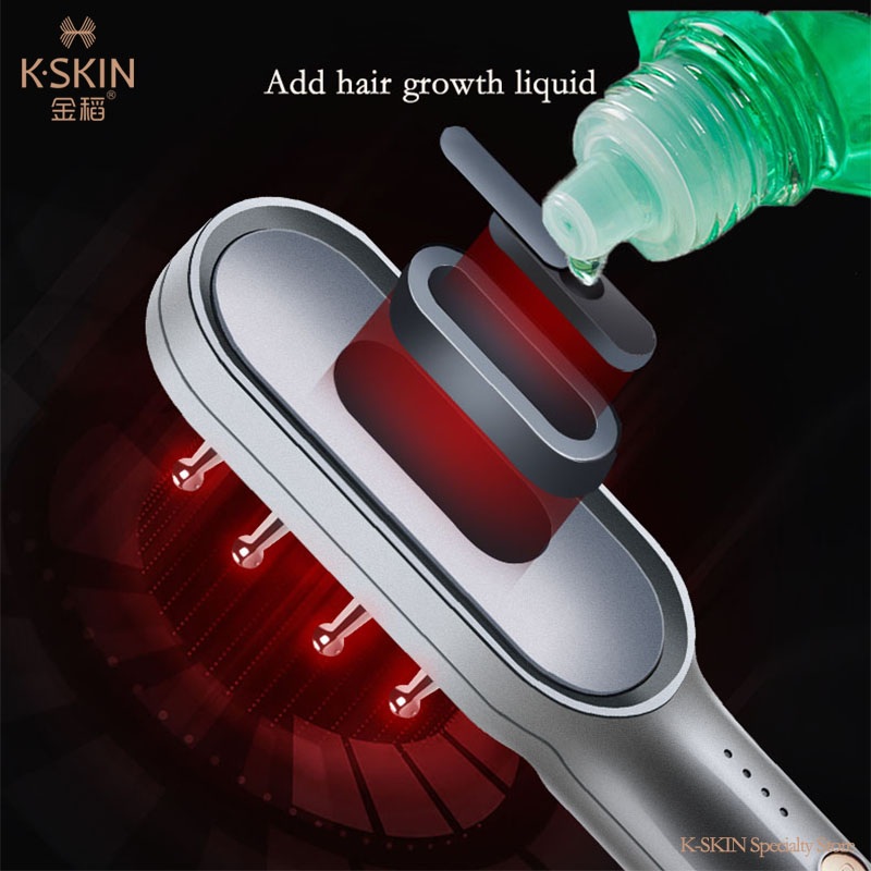 Lược Chải Tóc K-SKIN Kích Thích Mọc Tóc Chống Rụng Kích Thích RP RF EMS