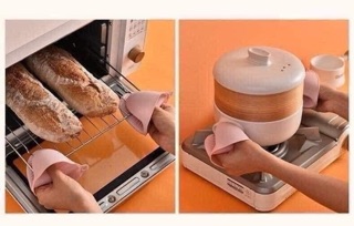 Bộ dụng cụ gắp nóng silicone 6 món