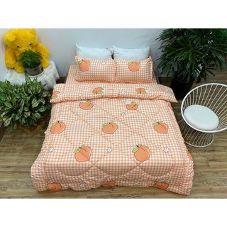 set chăn phao ga và vỏ gối ( tặng kèm vỏ gối ôm ) 5  món