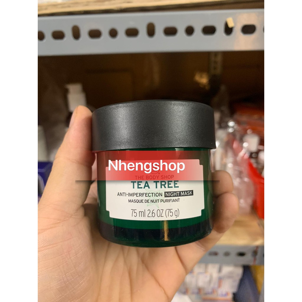 [Full 75ml] Mặt Nạ Ngủ The Body Shop Tea Tree anti imperfection Night Mask