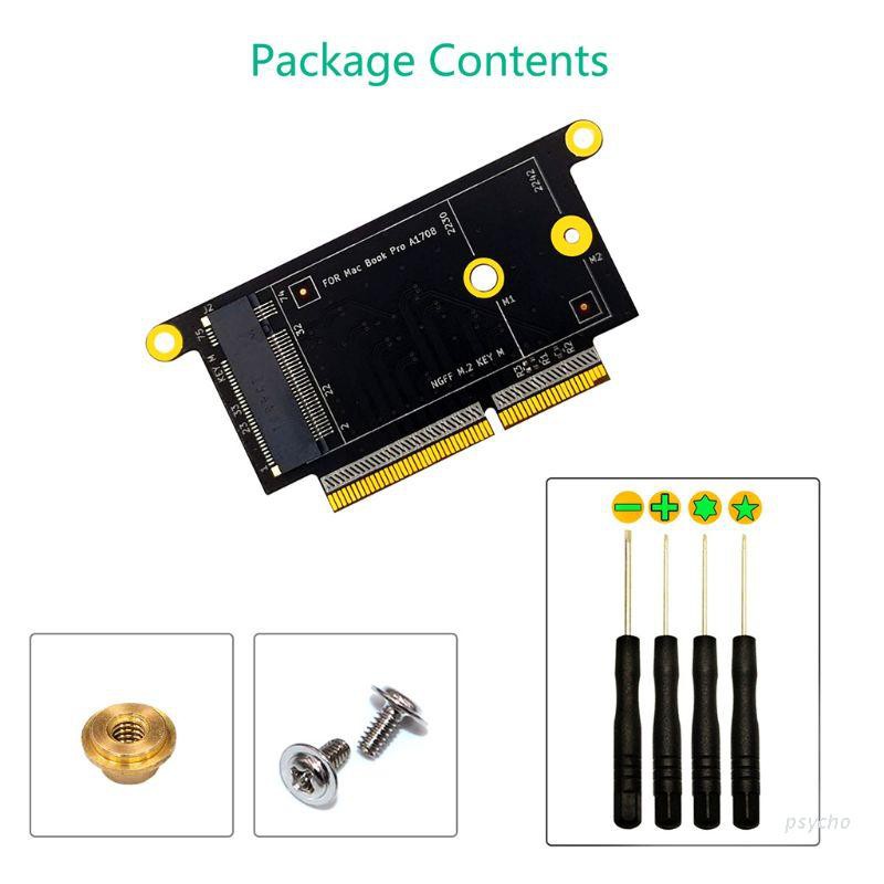 Card Chuyển Đổi Ngff M.2 Nvme Cho Apple Macbook A1708 Model M 2230 / 2242 | BigBuy360 - bigbuy360.vn