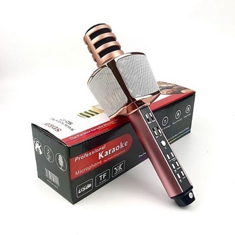 Mic Hát Karaoke Bluetoot SD-17,Mic kèm Loa cầm tay,mic hát bluetooth,mic karaoke không dây