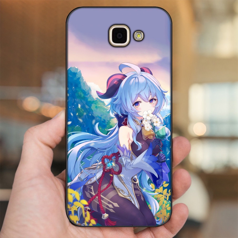 Ốp lưng Samsung A9 Pro viền đen in hình Ganyu Genshin Impact