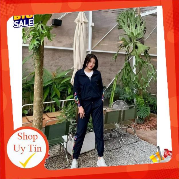 Bộ quần áo thể thao nữ thu đông nỉ da cá loại 1 nhãn hiệu DAS ¹ ! '