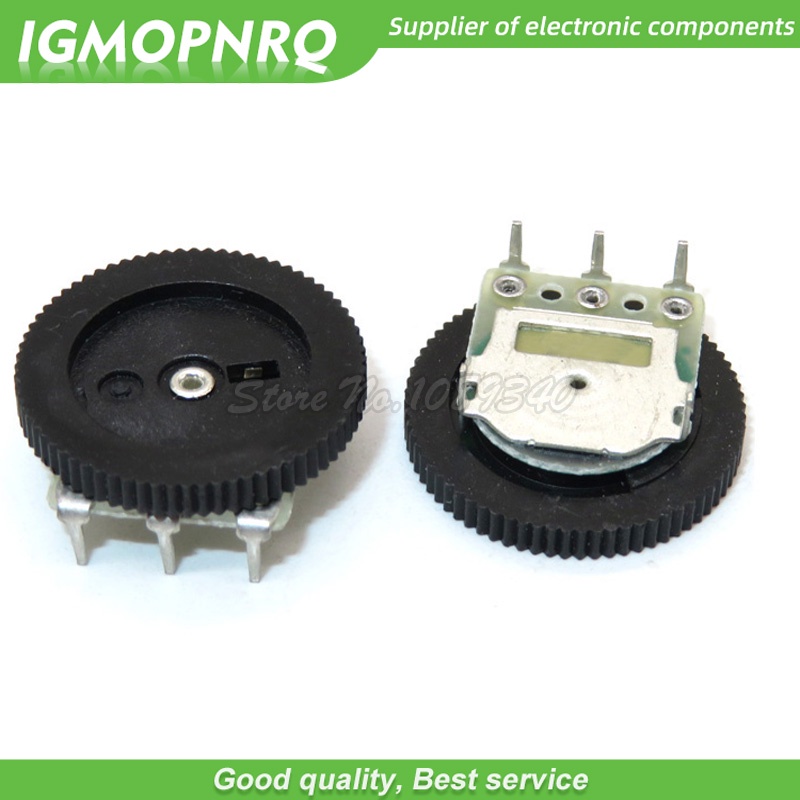 10 Chiết Áp Bánh Răng B102 B103 B203 B503 B1K B10K B20K B50K 3Pin / 5Pin 16 * 2mm