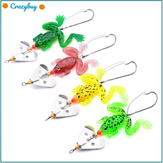 Cr Mồi Câu Cá Giả Hình Ếch 9cm 6g