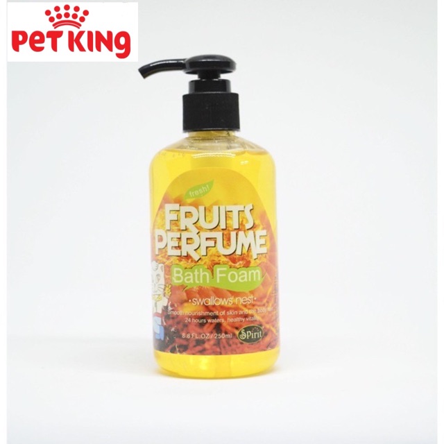 Sữa Tắm Nước Hoa Trái Cây Fruits Perfume 250ml cho Mèo Yêu