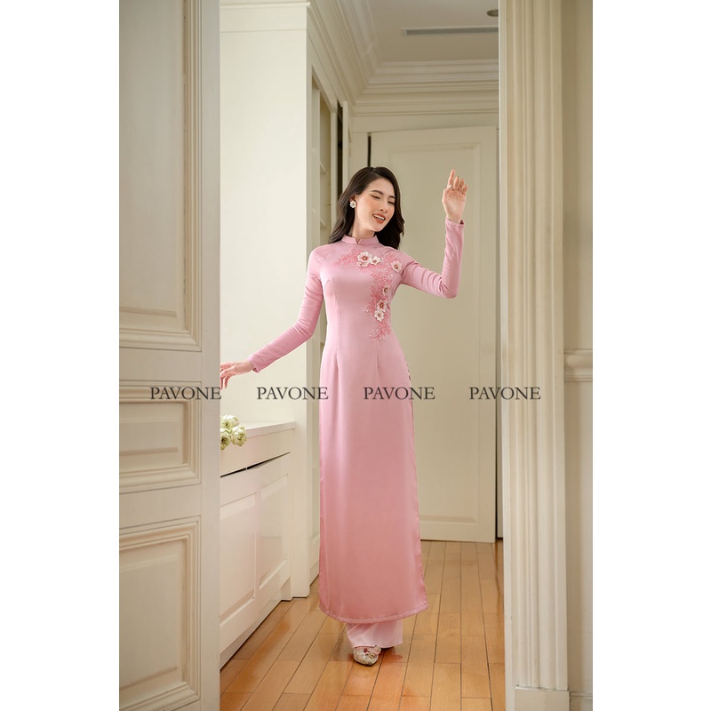 ÁO DÀI CAO CẤP PAVONE  - V332