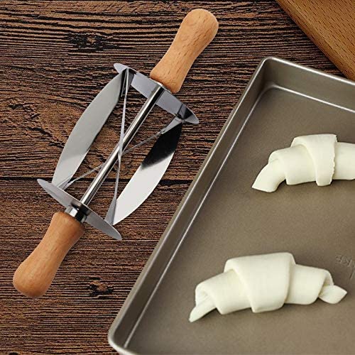 Dụng Cụ Cắt Bột Mì Làm Bánh Ngọt ANAEAT Lưỡi Làm Từ Thép Không Gỉ Tay Cầm Gỗ Dùng Cho