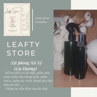 Xịt phòng Xá Xị handmade tại nhà Leafty Store - Sassafras Room-spray