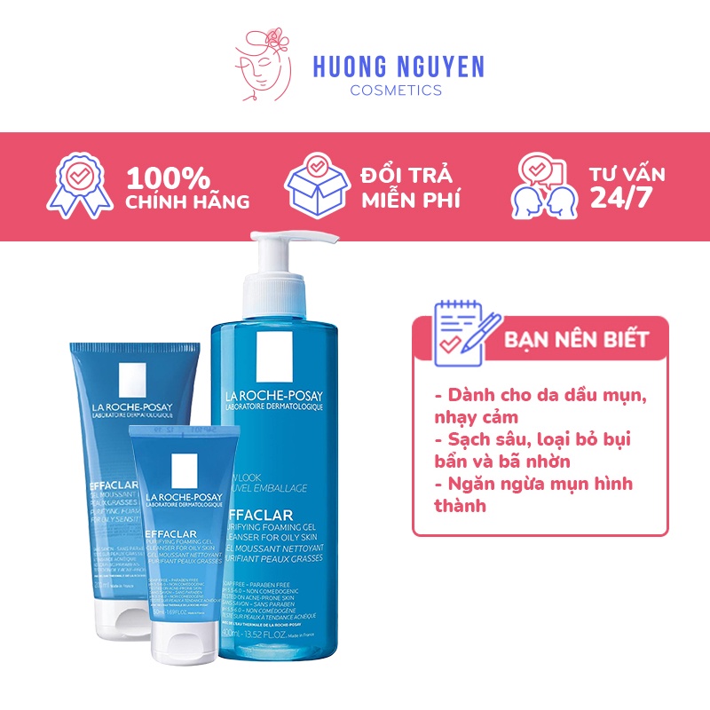 Sữa Rửa Mặt La Roche-Posay Effaclar Purifying Foaming Gel