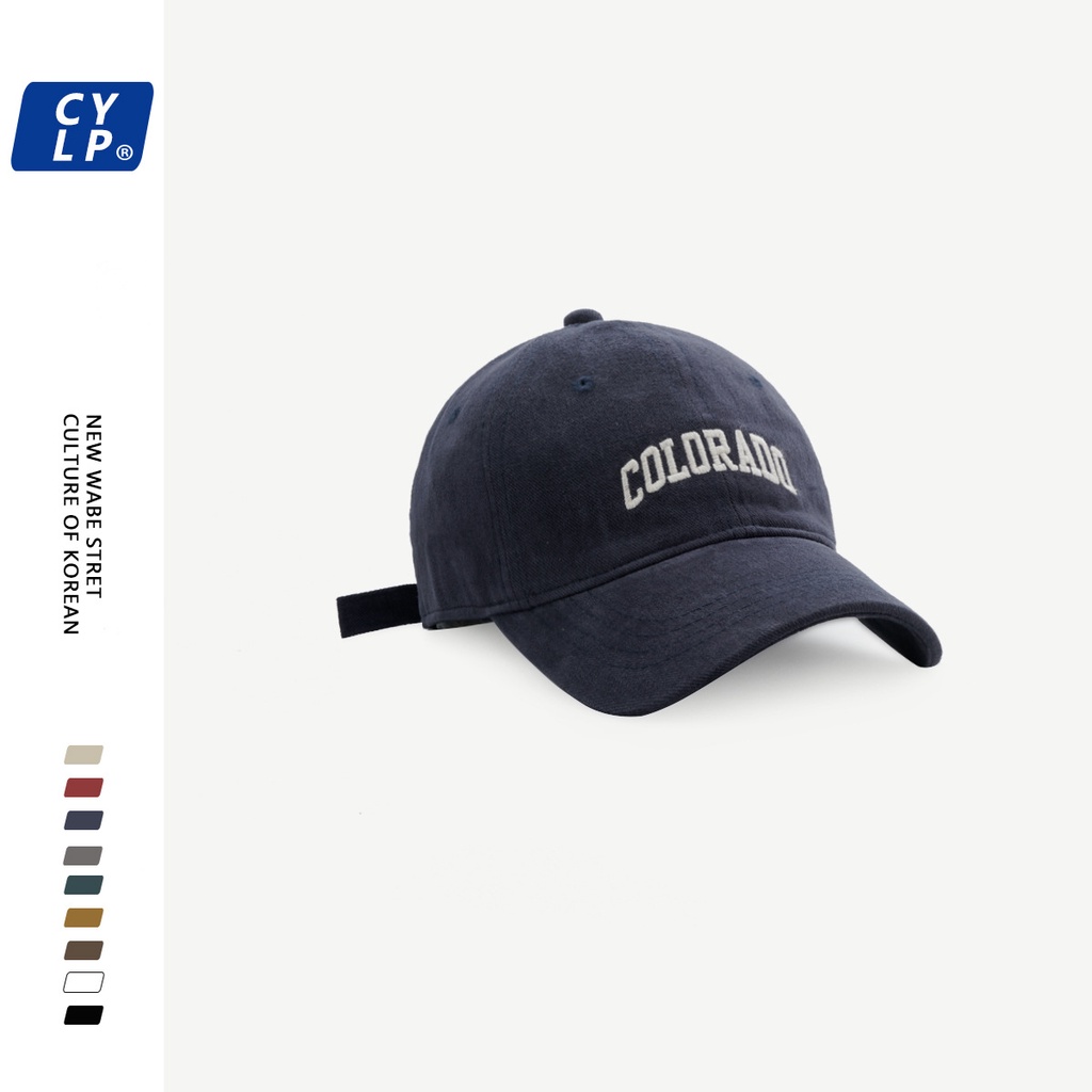 Mũ Lưỡi Trai Thêu Chữ Phong Cách Hàn Quốc, Mũ Bóng Chày Unisex Chất Cotton Cao Cấp Chính Hãng Oldman