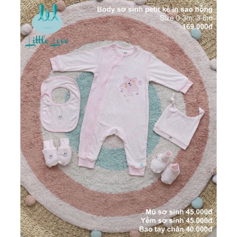 Body lil little love vải Petit cao cấp