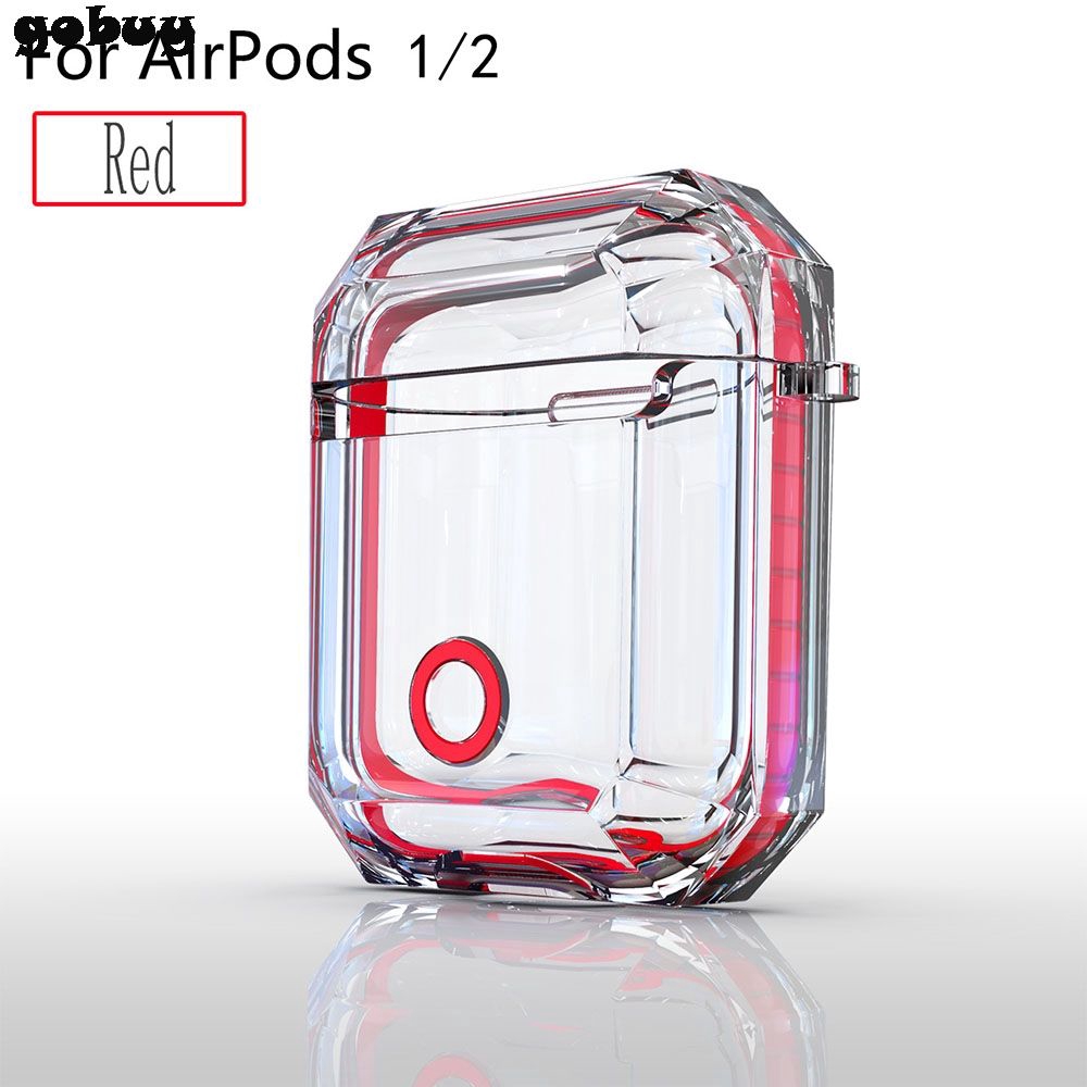 Vỏ nhựa trong suốt bảo vệ hộp sạc tai nghe AirPods | BigBuy360 - bigbuy360.vn