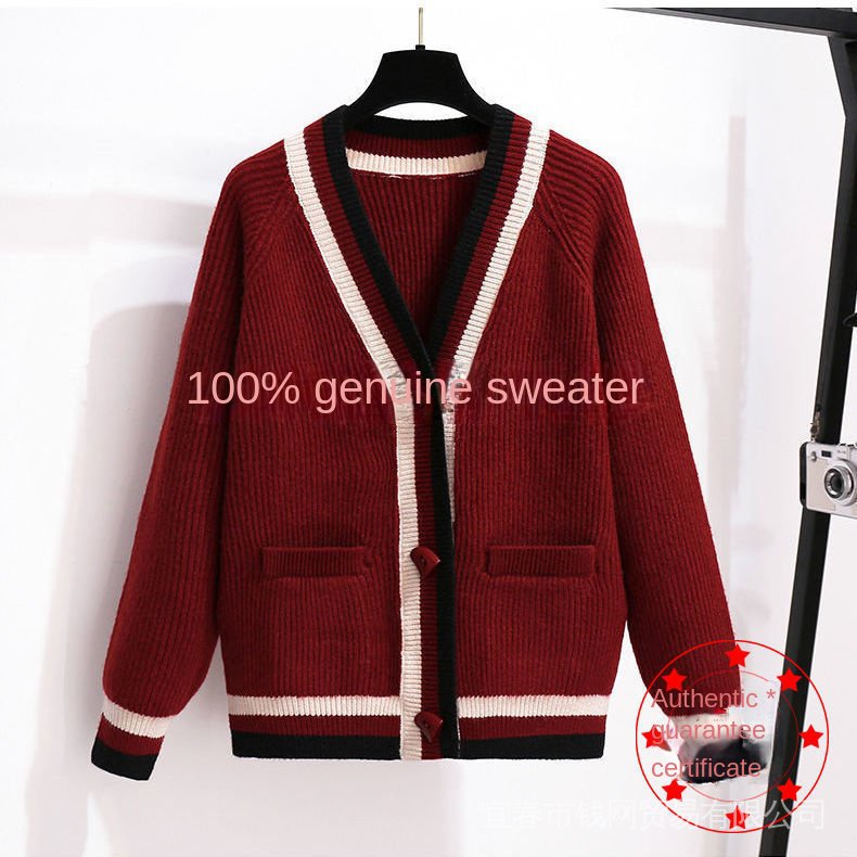 Áo khoác len mỏng dáng rộng kiểu phương Tây nhẹ nhàng và thoải mái thời trang cho nữ