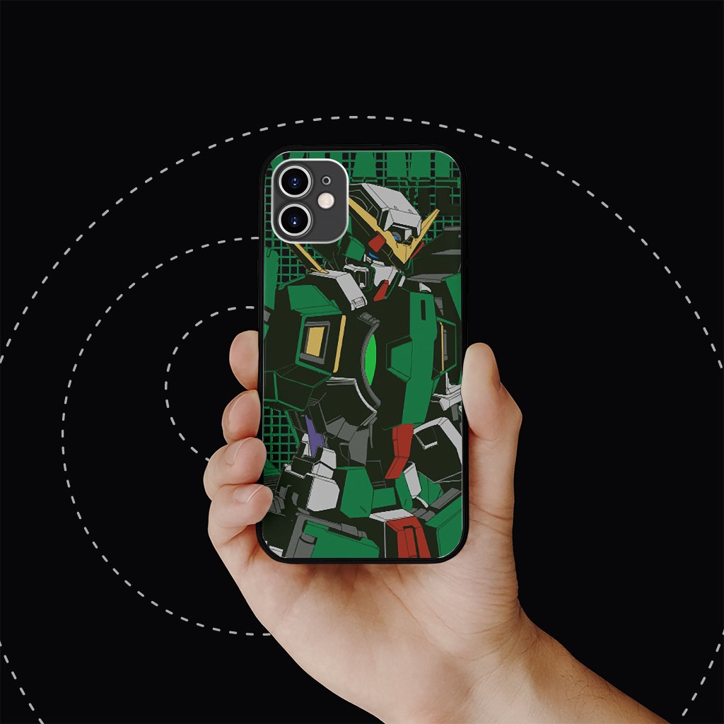 Ốp lưng robot Gundam banshee màu xanh cho Iphone 6 7 8 Plus 11 12 13 mini Pro Max X Xr  và SAMSUNG  MANGA00292