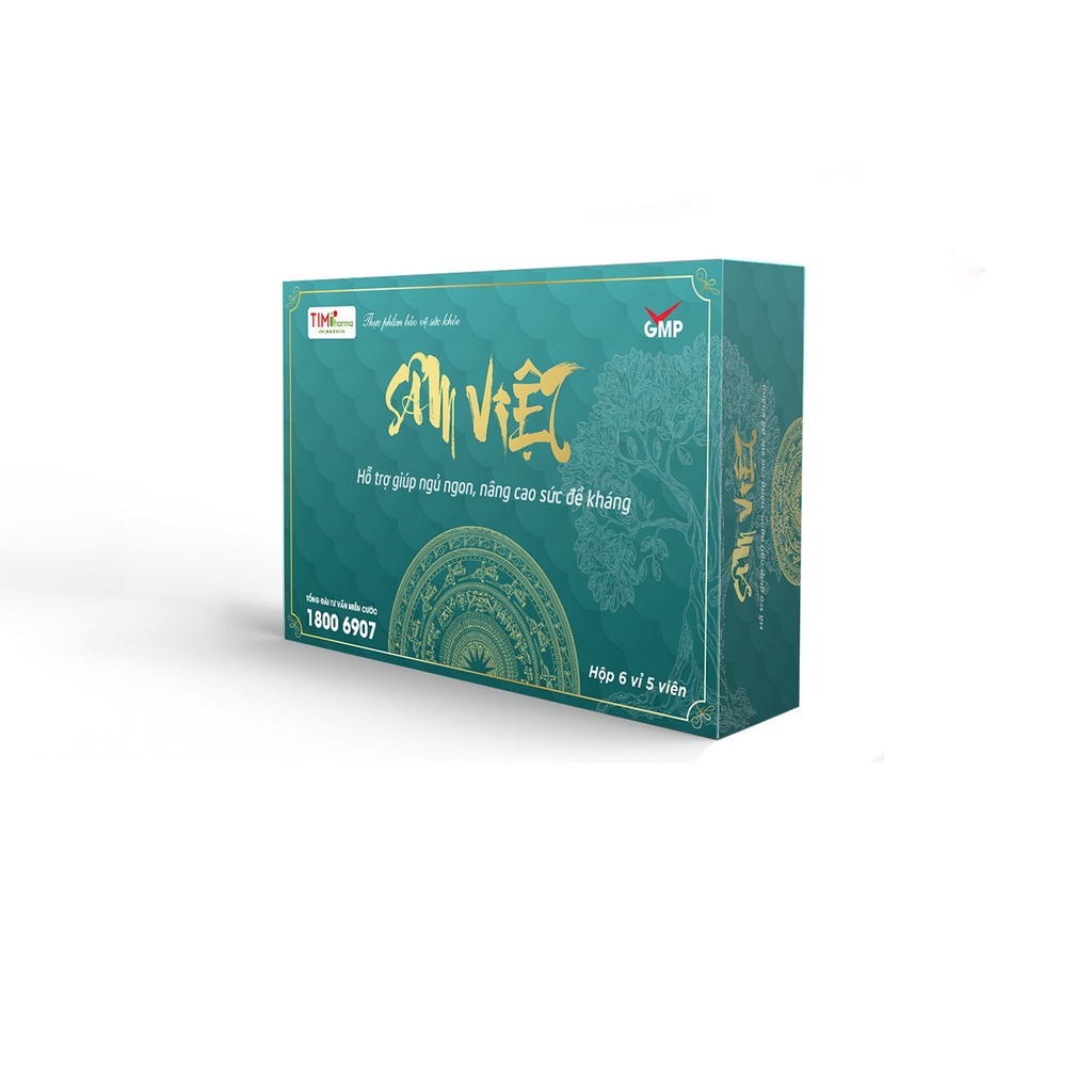 Viên uống Sâm Việt (Hộp 30 viên) - Giúp ngủ ngon, tăng đề kháng