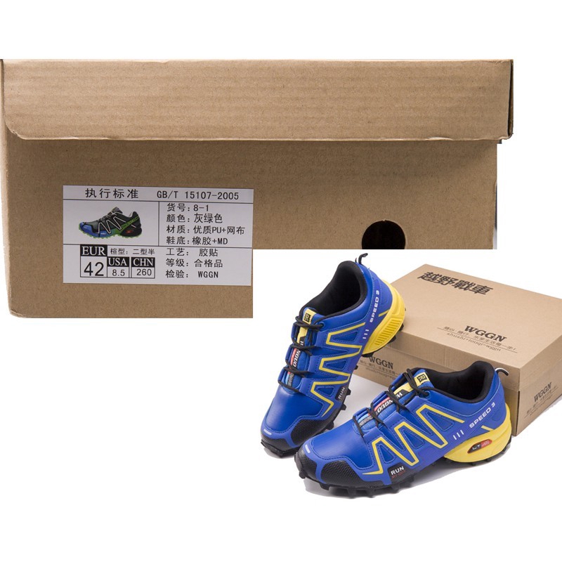 [Với hộp] Chính hãng Giày thể thao Salomon Kasut  Giày đi bộ ngoài trời Đi bộ leo núi 39-48 lội :