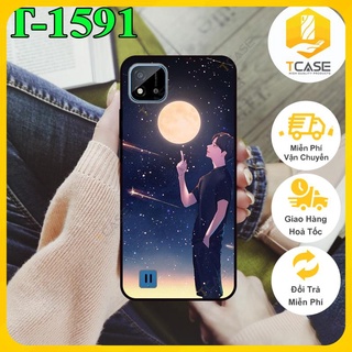 Ốp lưng nhám chống sốc dành cho Realme C11 2021 in hình tâm trạng siêu chất