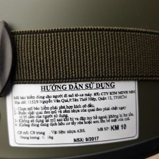 NÓN BẢO HIỂM NAM LÍNH