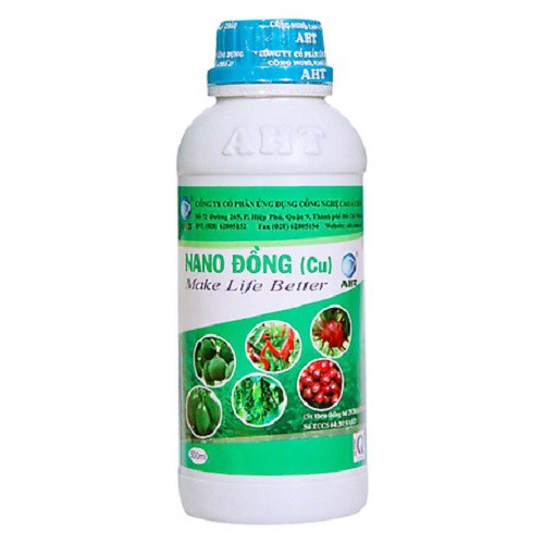 Nano Đồng AHT chai 500ml