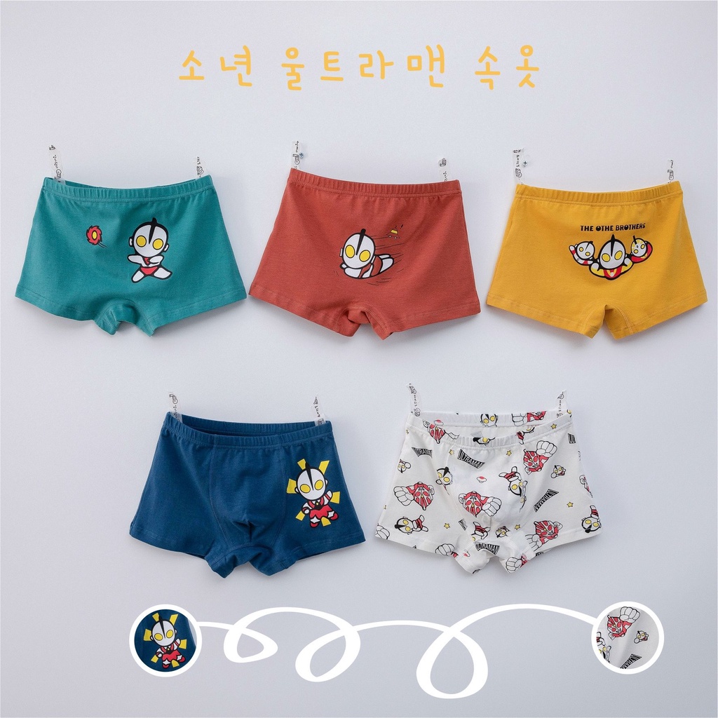 SET 5 QUẦN CHIP ĐÙI BÉ TRAI CÓ SIZE 2 - 40kg