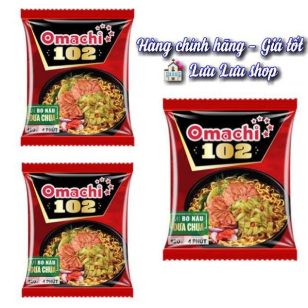 Mì Omachi 102 bò nấu cải chua gói 120gr ..